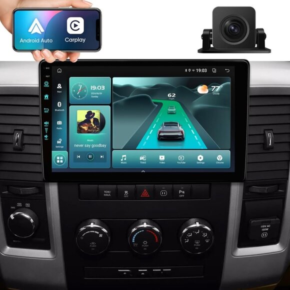 Dodge RAM 1500-3500 Android 13 Stereo Upgrade (2009-2012) - Picture 3 of 7